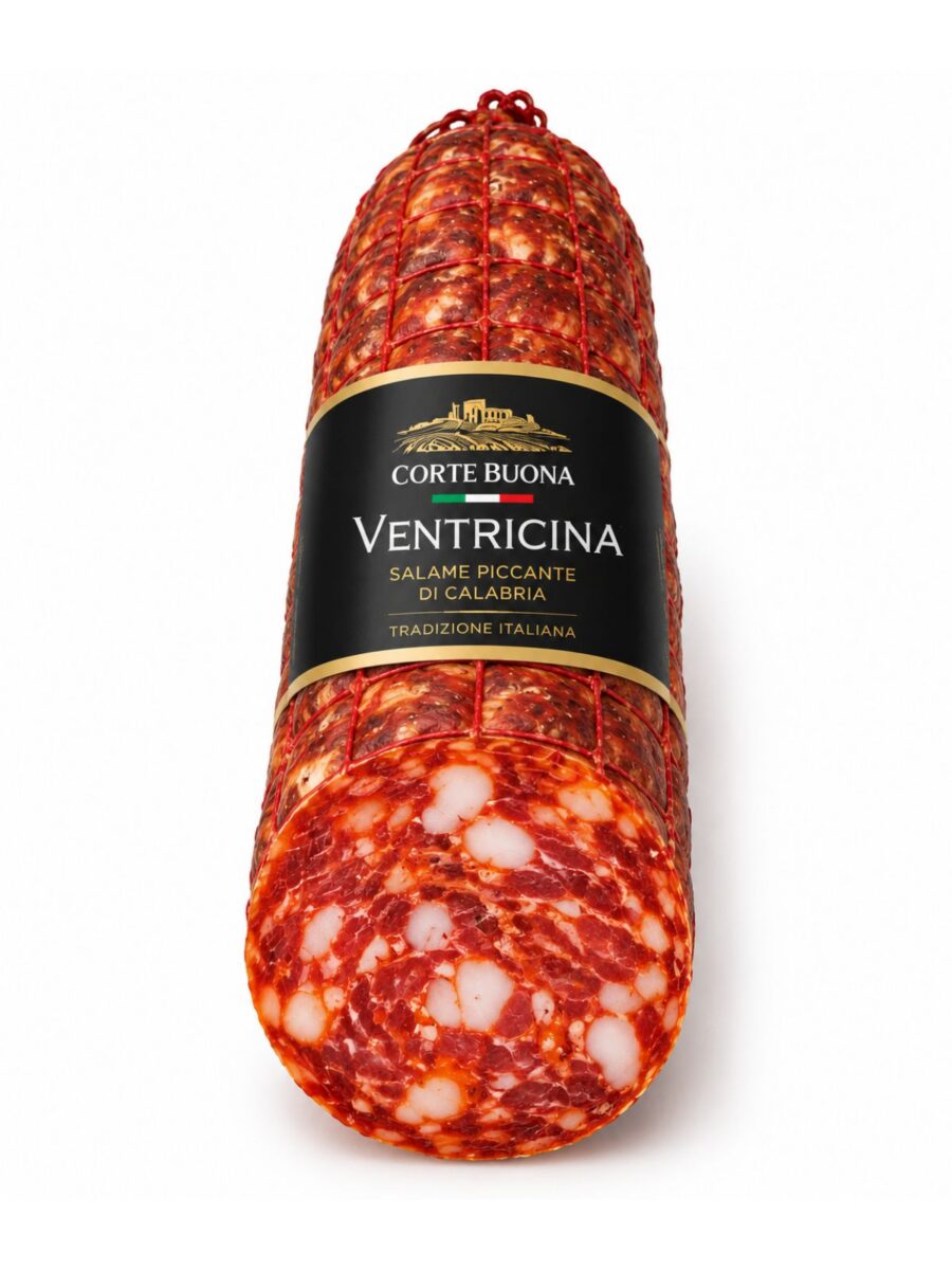Ventricina – pikantná kalábrijská saláma Corte Buona cca 2,8 kg