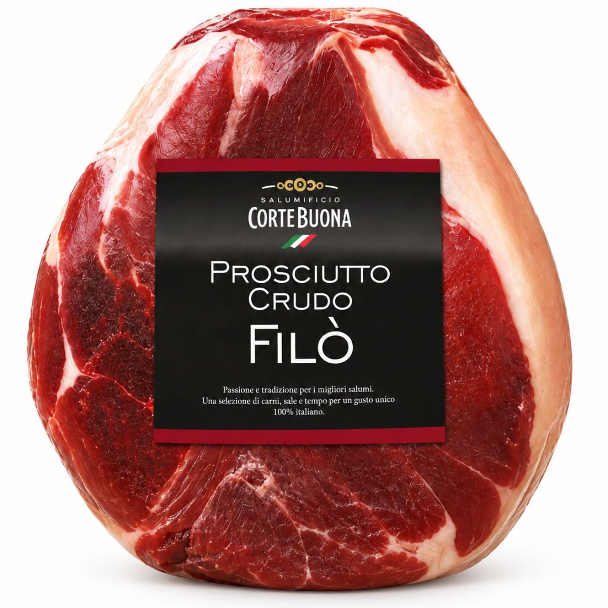 Prosciutto Crudo Pelatello – sušená šunka  Corte Buona cca 4,3 kg