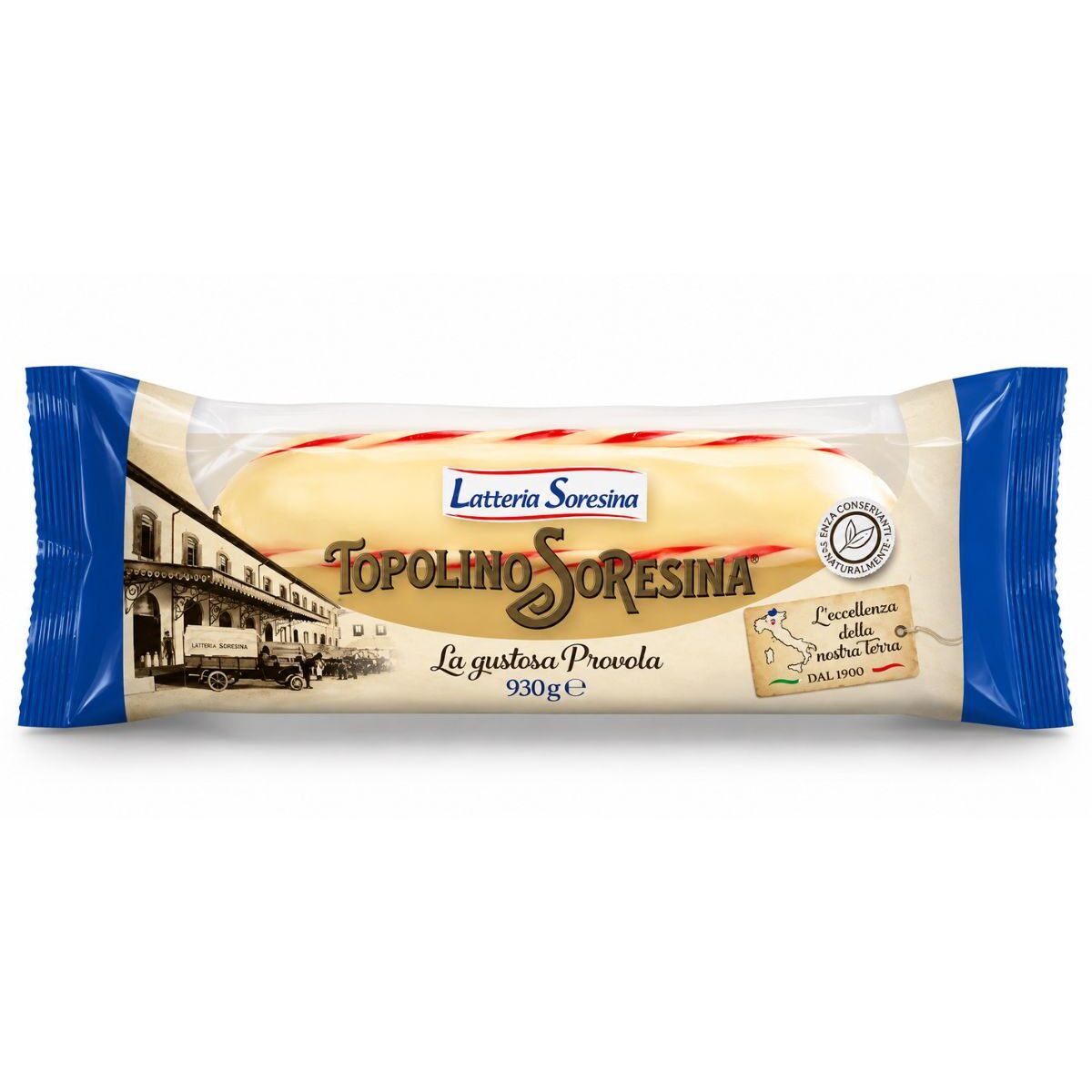 Provolone Dolce – polotvrdý plnotučný syr Latteria Soresina 930 g
