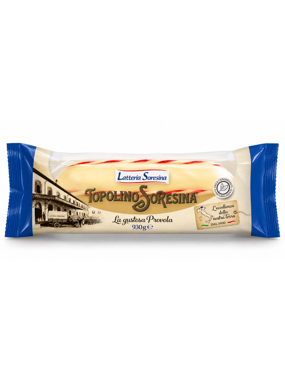 Provolone Dolce – polotvrdý plnotučný syr Latteria Soresina 930 g
