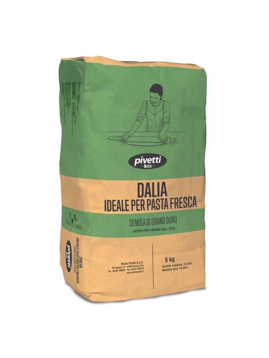 Semola Dalia – dvakrát mletá semolinová múka Pivetti 5 kg