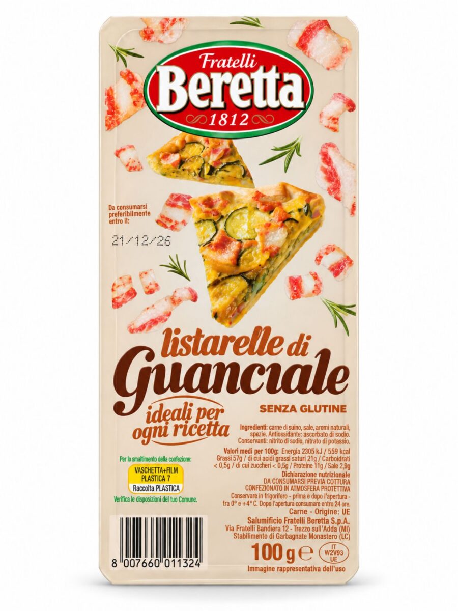 Guanciale – bravčový lalok na prúžky Beretta 100 g