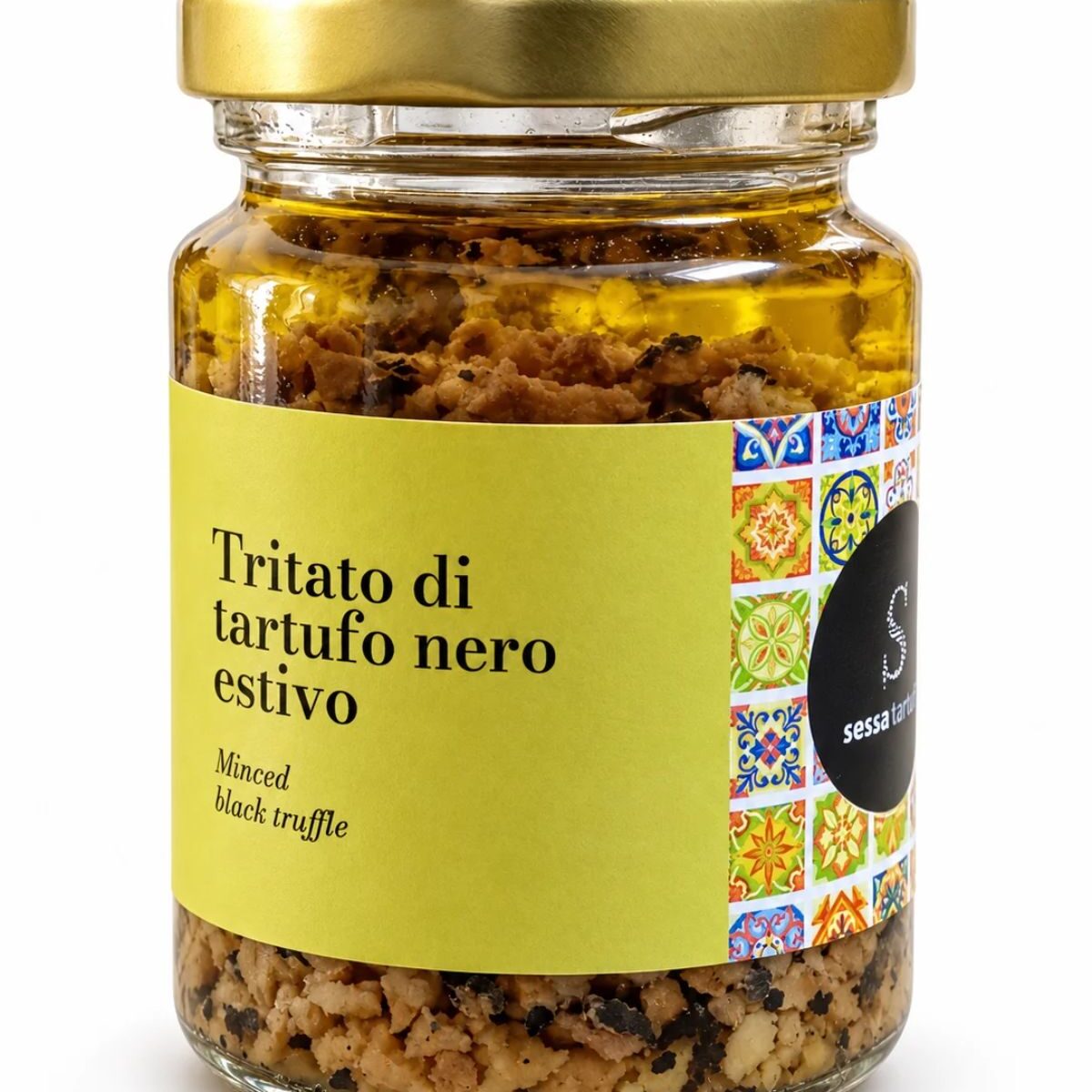 Sekaná čierna letná hľuzovka v olivovom oleji 90 g